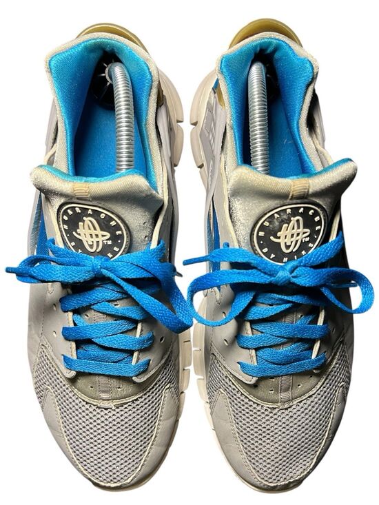 Nike Huarache Free Shield Gray Neptune Blue Athletic Running Shoes Men\'s Size 10 main image 7